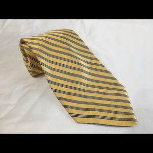 Brooks Brothers striped yellow tie